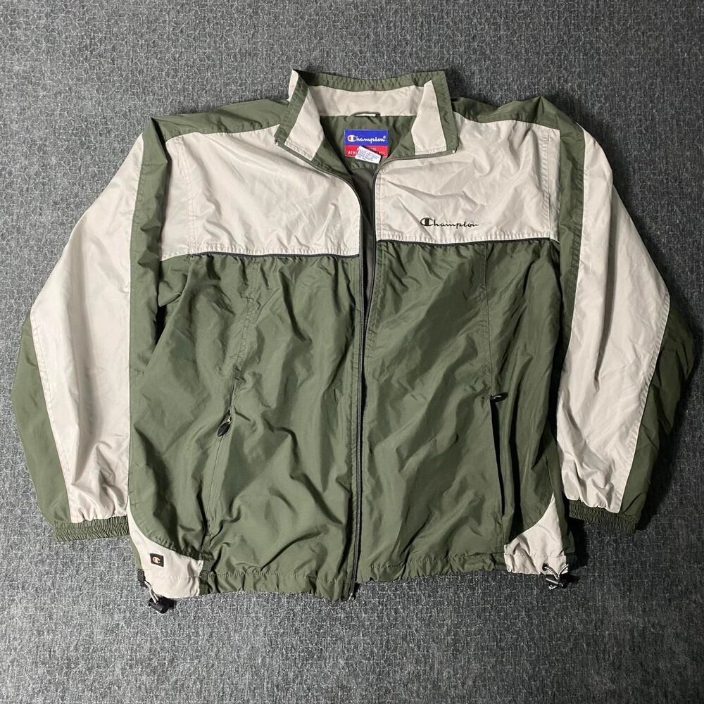 Champion Men's Khaki and Green Jacket